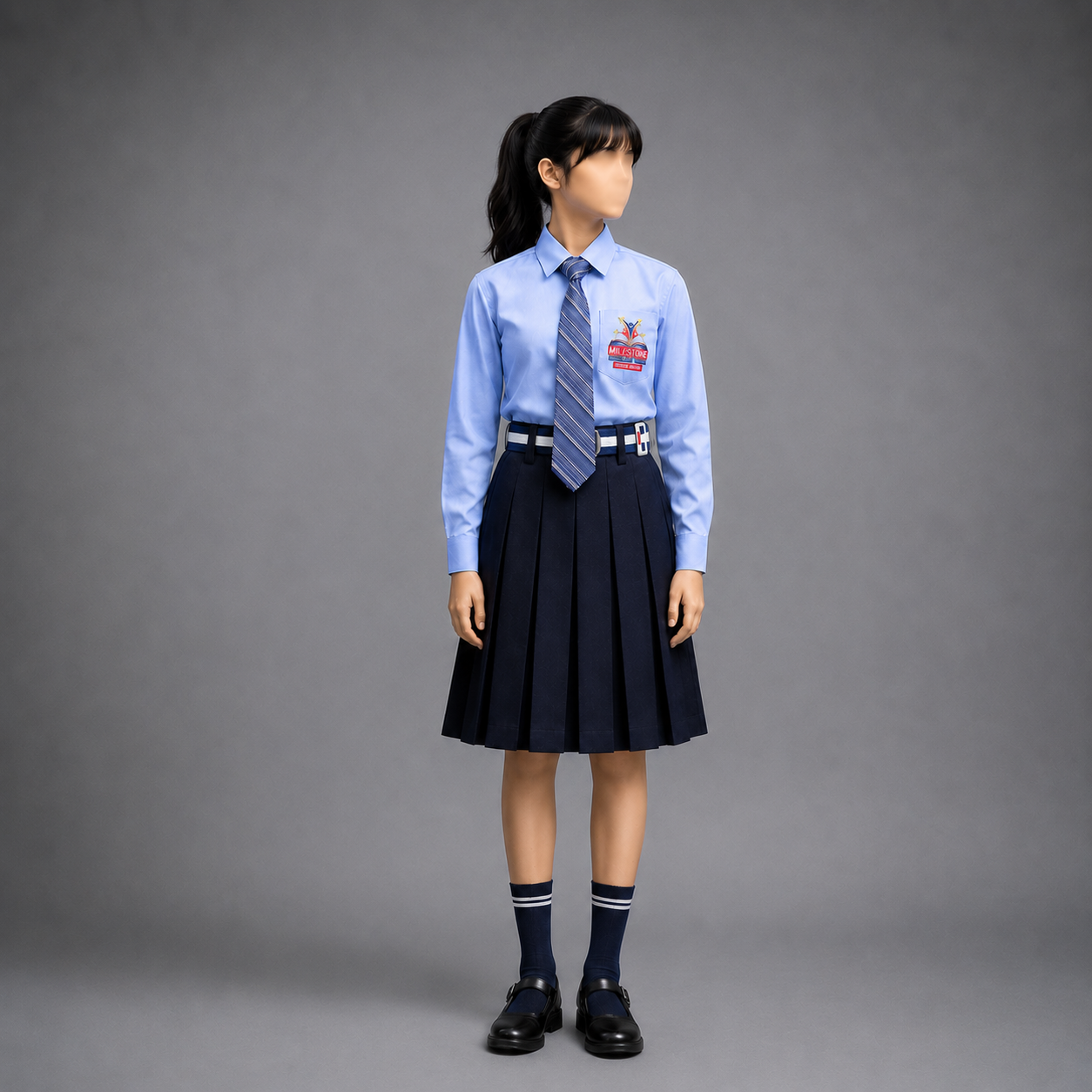 Class 1 onwards summer uniform — girls